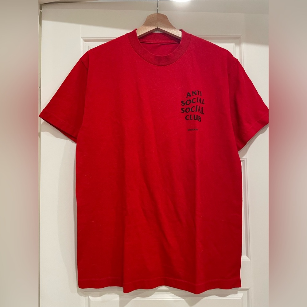 Anti Social Social Club Red T-shirt